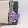Leather Bag Pendant And Keychain With Pigeon Seagull Goldfish Design Modern Minimalist Style