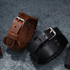 Leather Bracelet Retro Nordic Viking Totem Triangle Letter Weaving Fashion Style