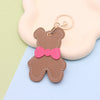 Leather Cartoon Fruit Keychain Pendant Creative Cute Modern And Minimalist Style