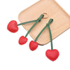 Leather Cherry Keychain Pendant Bag Pendant Simple Pastoral Style