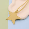 Leather Fivepointed Star Keychain Pendant Car Key And Bag Accessories Modern Simplicity Style