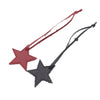 Leather Fivepointed Star Keychain Pendant Car Key And Bag Accessories Modern Simplicity Style