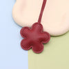 Leather Flower Bag Hanging Ornament Car Pendant Keychain Jewelry Modern Simplicity Style