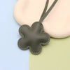 Leather Flower Bag Hanging Ornament Car Pendant Keychain Jewelry Modern Simplicity Style