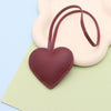 Leather Heart Hand Rope Bag Pendant Car Keychain Clothing Accessories For Couple's Backpack Hanging Modern Simplicity Style