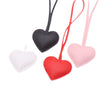 Leather Heart Hand Rope Bag Pendant Car Keychain Clothing Accessories For Couple's Backpack Hanging Modern Simplicity Style