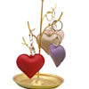 Leather Heart Keychain For Ladies Fashion Luggage And Car Interior Pendant Factory Wholesale