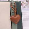 Leather Heartshaped Pendant Key Chain Creative Modern Simplicity Style