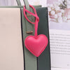 Leather Heartshaped Pendant Key Chain Creative Modern Simplicity Style