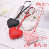 Leather Heartshaped Pendant Key Chain Creative Modern Simplicity Style