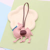 Leather Keychain Pendant With Desert Camel Car Design Modern Simplicity Style