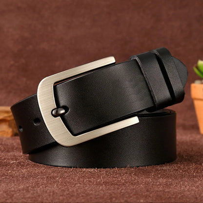 Leather Men'S Pin Buckle Youth Retro Casual Jeans Wholesale Belt