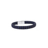 Leather Multilayer Braided Bracelet Handmade With Stainless Steel Magnet Buckle Electroplated Microfiber Unisex Jewelry