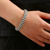 Leather Multilayer Braided Bracelet Handmade With Stainless Steel Magnet Buckle Electroplated Microfiber Unisex Jewelry