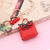 Leather Owl Coin Purse Bag Keychain Hanging Ornaments