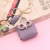 Leather Owl Coin Purse Bag Keychain Hanging Ornaments