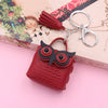 Leather Owl Coin Purse Bag Keychain Hanging Ornaments