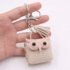 Leather Owl Coin Purse Bag Keychain Hanging Ornaments