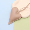 Leather Peach Heart Bag Pendant Modern Simplicity Style Clothing Hand Rope Accessories