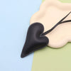 Leather Peach Heart Bag Pendant Modern Simplicity Style Clothing Hand Rope Accessories