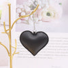 Leather Peach Heart Keychain Fashionable Couple Pendant