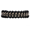 Leather Retro Weaving Geometric Unisex Men's Bracelet