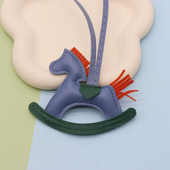 Leather Trojan Horse Pendant For Key Chain And Bag Decoration Modern Simplicity Style