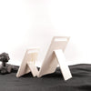 Leather Vertical Artistic Style Jewelry Stand For Ring Earrings Necklace Pendant Display