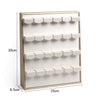 Leather Vertical Jewelry Display Rack For Rings Earrings And Pendants Jewelry Store Props
