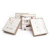 Leather Vertical Jewelry Display Rack For Rings Earrings And Pendants Jewelry Store Props