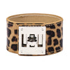 Leather Wide Bracelet Fashion Geometric Style Hand Jewelry