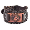Leather Woven Animal Shape Bracelet For Men