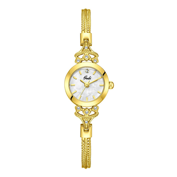 Leisure Alloy Ladies Bracelet Watch With Round Dial