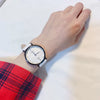 Leisure Couple's Watch With Alloy Case Imitation Leather Strap And Stainless Steel Clasp Round Dial