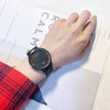 Leisure Couple's Watch With Alloy Case Imitation Leather Strap And Stainless Steel Clasp Round Dial