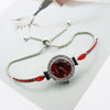 Leisure Diamond Bracelet Watch For Women Alloy Case Stainless Steel Strap Round Dial