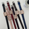 Leisure Female Student Watch With Alloy Case And Ordinary Glass Mirror Square Dial
