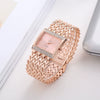 Leisure Ladies Bracelet Watch Alloy And Stainless Steel Round Dial