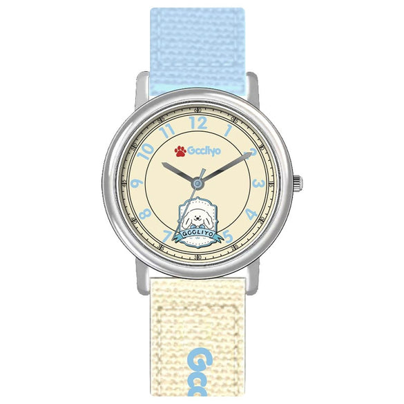 Leisure Quartz Watch Alloy Material Round Dial Cartoon Puppy Style
