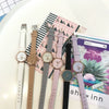 Leisure Retro Round Quartz Women's Watch With Alloy Case Imitation Leather Strap And Stainless Steel Clasp
