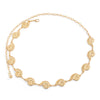 Leisure Shell Imitation Pearl Starfish Conch Pendant Waist Body Chain With Iron Chain Alloy