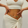 Leisure Shell Imitation Pearl Starfish Conch Pendant Waist Body Chain With Iron Chain Alloy