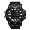 Leisure Sports Electronic Watch Alloy Case And Strap Round Dial Ordinary Glass Mirror