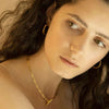 Leisure Sports Rectangular Stainless Steel Vacuum Gold Plated Bamboo Chain Necklace For Women