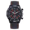 Leisure Sports Watch Silicone Plastic Ordinary Glass Mirror Pin Buckle Round Dial