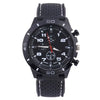 Leisure Sports Watch Silicone Plastic Ordinary Glass Mirror Pin Buckle Round Dial