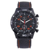 Leisure Sports Watch Silicone Plastic Ordinary Glass Mirror Pin Buckle Round Dial
