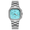 Leisure Square Alloy Strap Quartz Watch For Female With Mineral Strengthened Glass Mirror And Stainless Steel Clasp