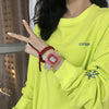 Leisure Square Electronic Watch Rubber Case Silicone Strap Stainless Steel Clasp Plastic Mirror