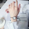 Leisure Student Quartz Watch With Stainless Steel Band And Alloy Case Round Dial